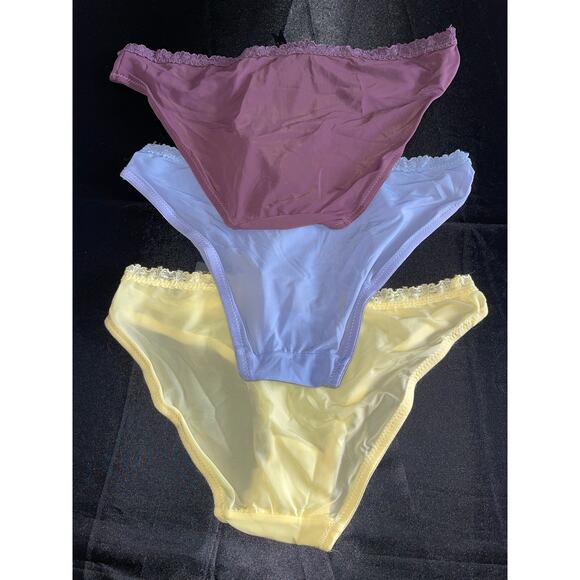 3 PAIR SEVEN TIL MIDNIGHT FRENCH CUT BIKINI PANTIES LINGERIE SIZE 2X NEW - Picture 2 of 8